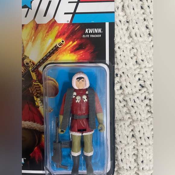 NEW Super7 - G.I. Joe Reaction Figures Wave 1A - Kwinn [New Toy] Action Figure - Picture 2 of 6
